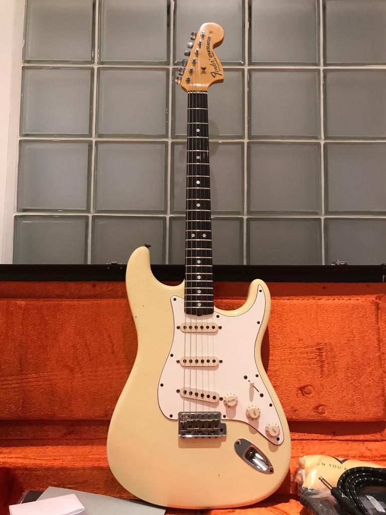 Fender Custom Shop 69 Stratocaster Strat Vintage White in