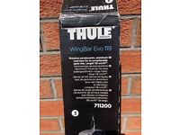 Thule Wingbar Evo 118 aluminium and Thule evo flush rail pack