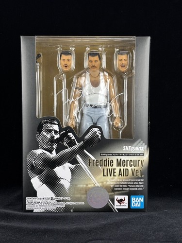 Bandai Queen Freddie Mercury Action Figure Live Aid Ver