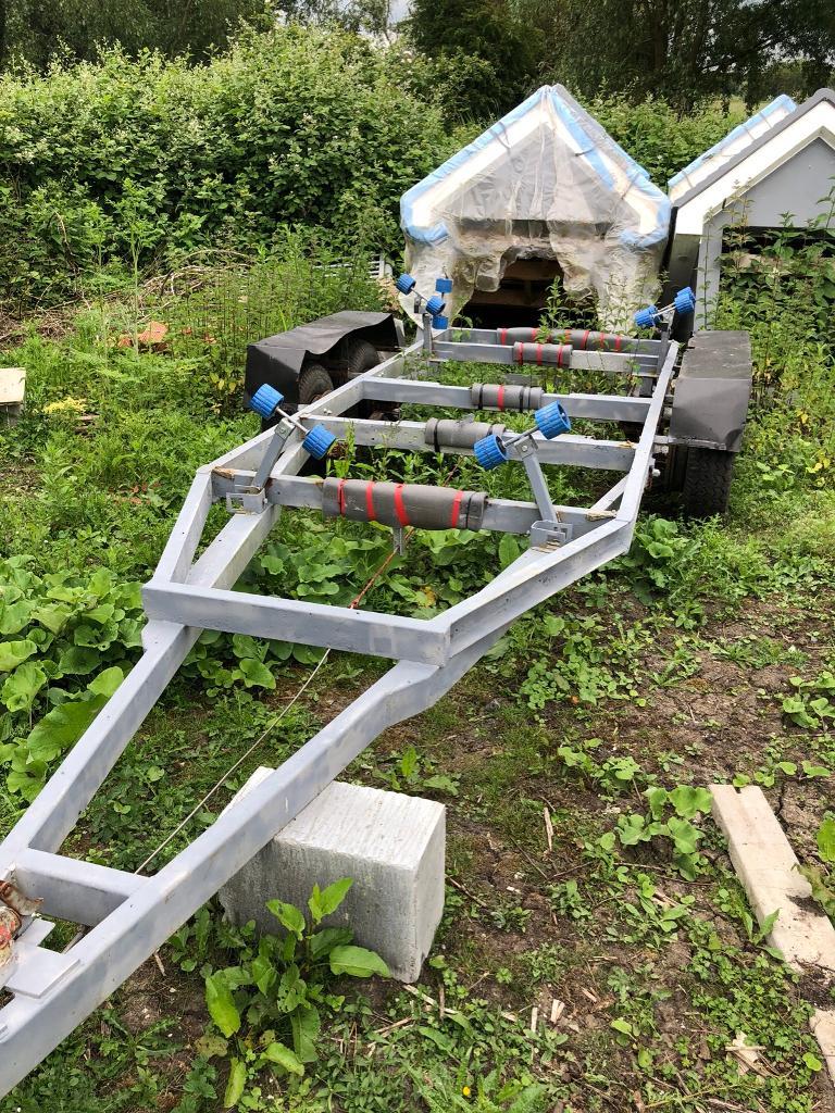 Boat launch trailer, beach trailer, yard trailer, heavy duty in