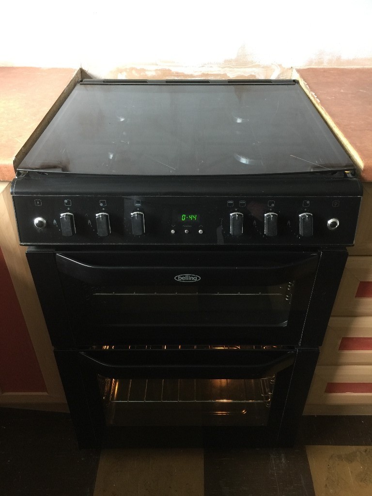 Belling Freestanding Gas Cooker with Double Oven and Lid width 60 cm in Washington, Tyne and
