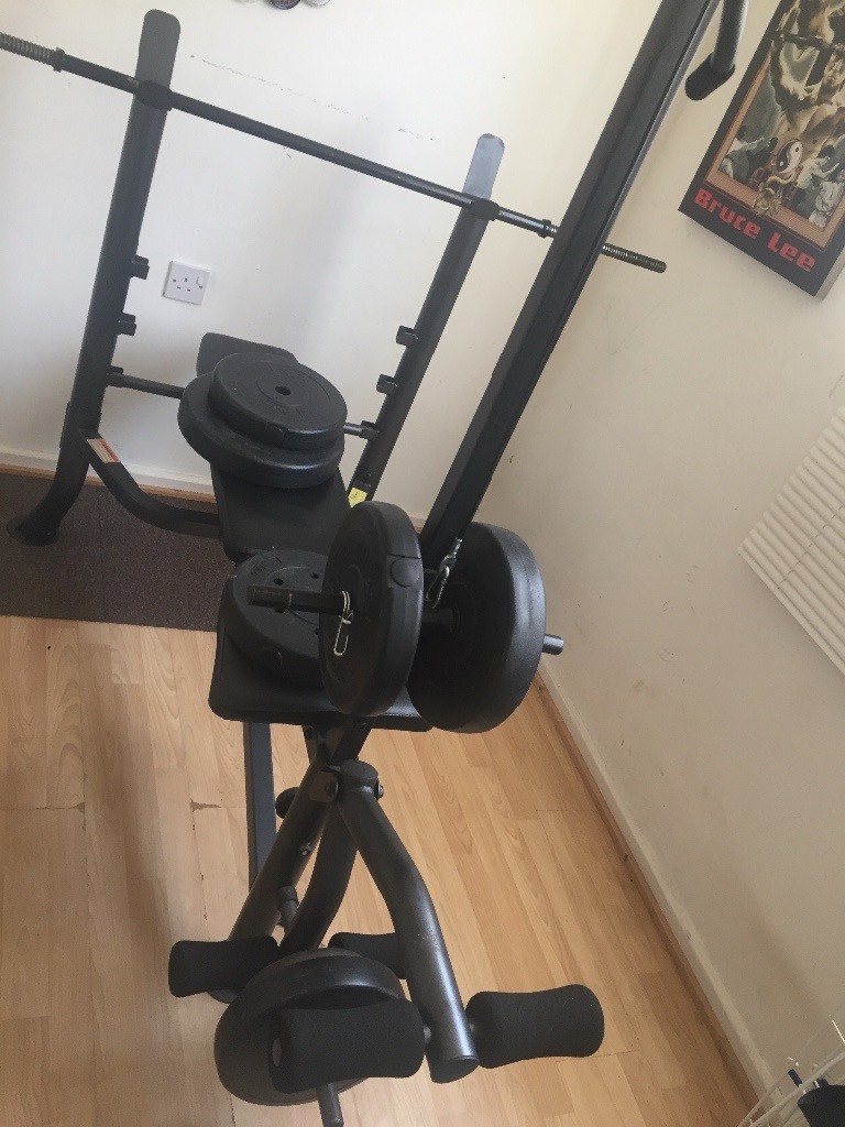 Multi gym bench with lat pull and leg extension in Exeter, Devon