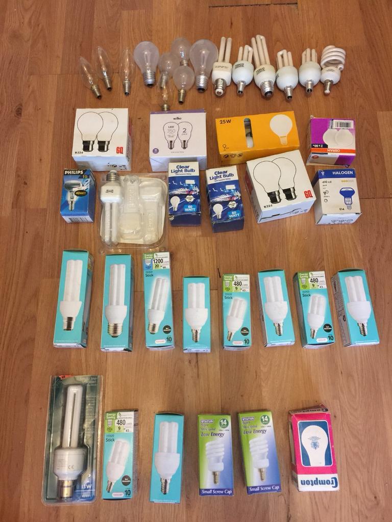 Job lot a selection of light bulbs..... in