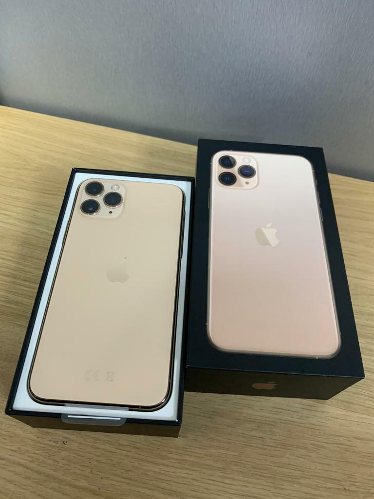 iPhone 11 Pro 64GB Gold, Unlocked to All Networks. Fully boxed, with