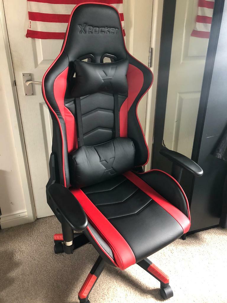 X Rocker eSports Gaming / Office Chair RED in Hedge End, Hampshire