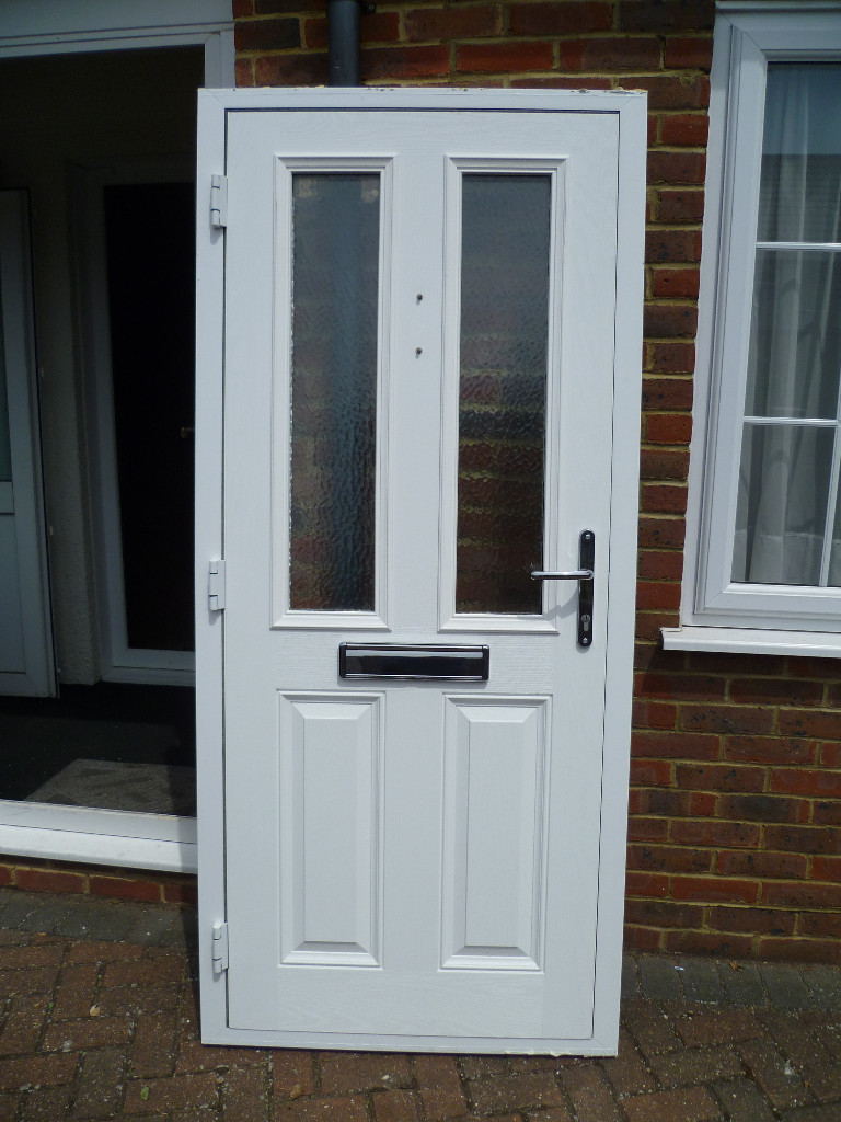 UPVC Double Glazed Front/Back Door and frame with lock 