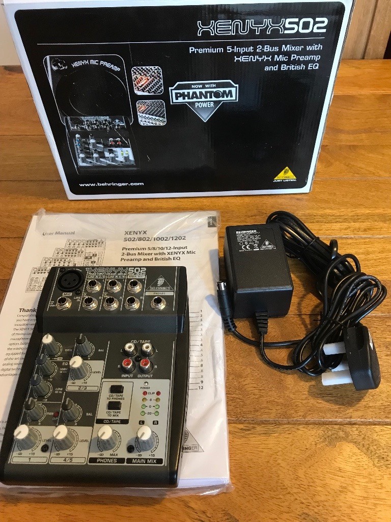 Behringer Xenyx 502 Mixer in Andover, Hampshire Gumtree