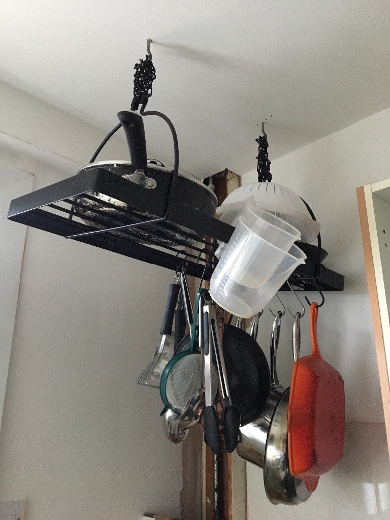 Black Hanging Pan Rack in Knightswood, Glasgow Gumtree