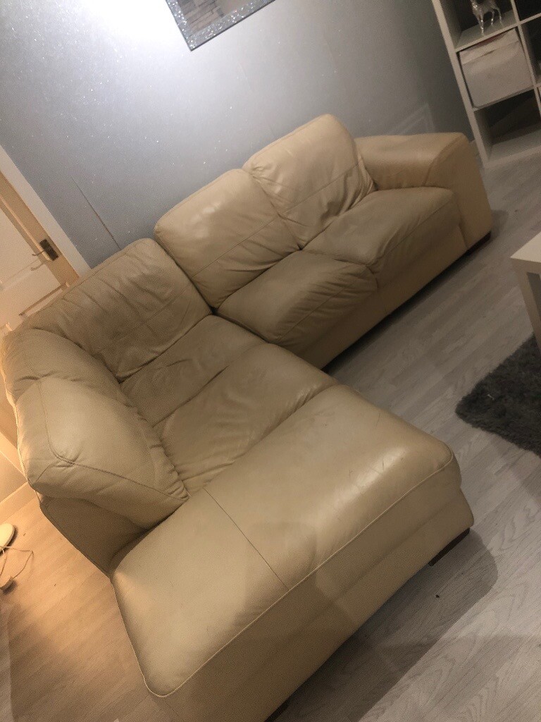 Used Cream corner sofa in Southside, Glasgow Gumtree