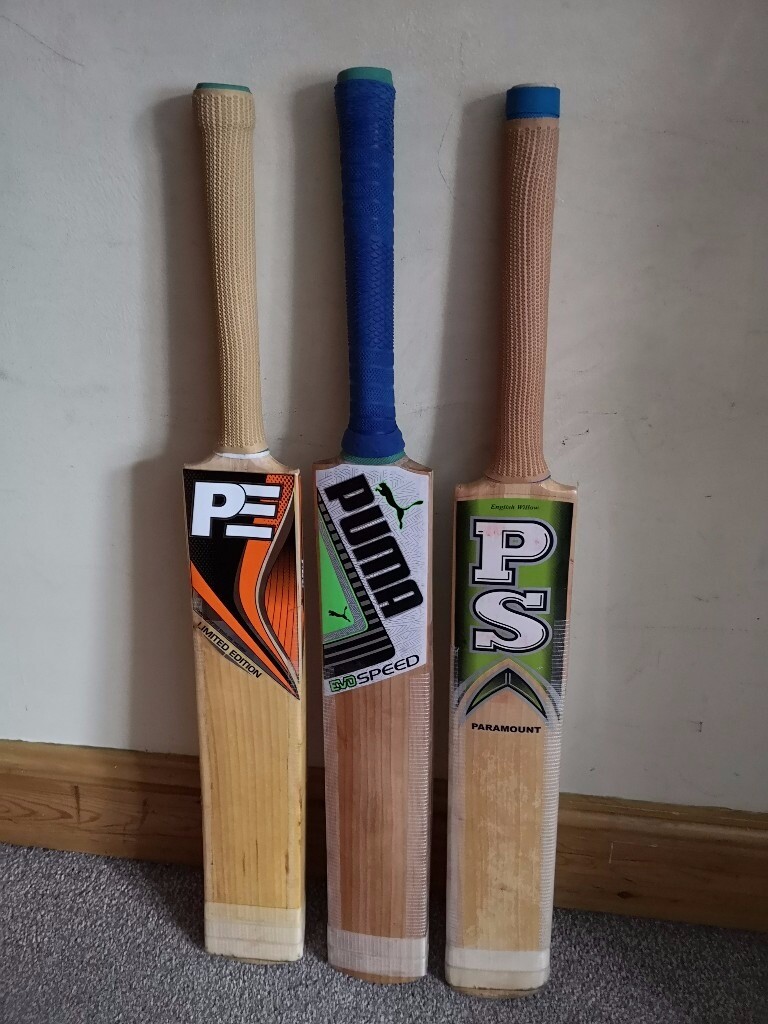 Cricket Bats for Sale £100 Each English Willow Knocked in and Ready to Play in