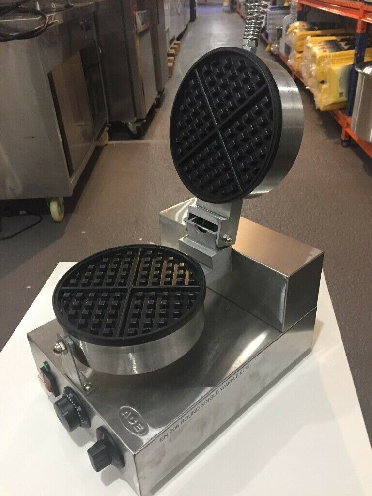 ROUND SINGLE WAFFLE MAKER / WAFFLE MAKER (code EN206) in Doncaster