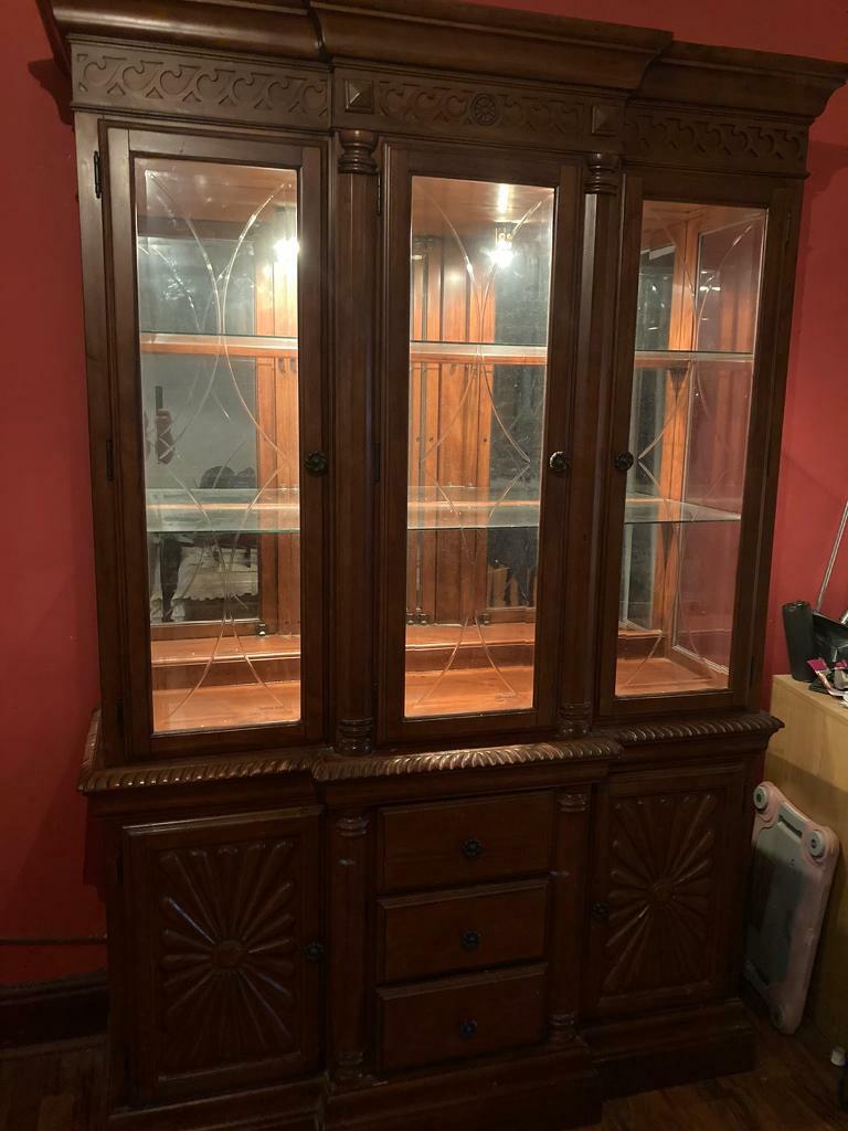 Solid wood glass display in Hull, East Yorkshire Gumtree