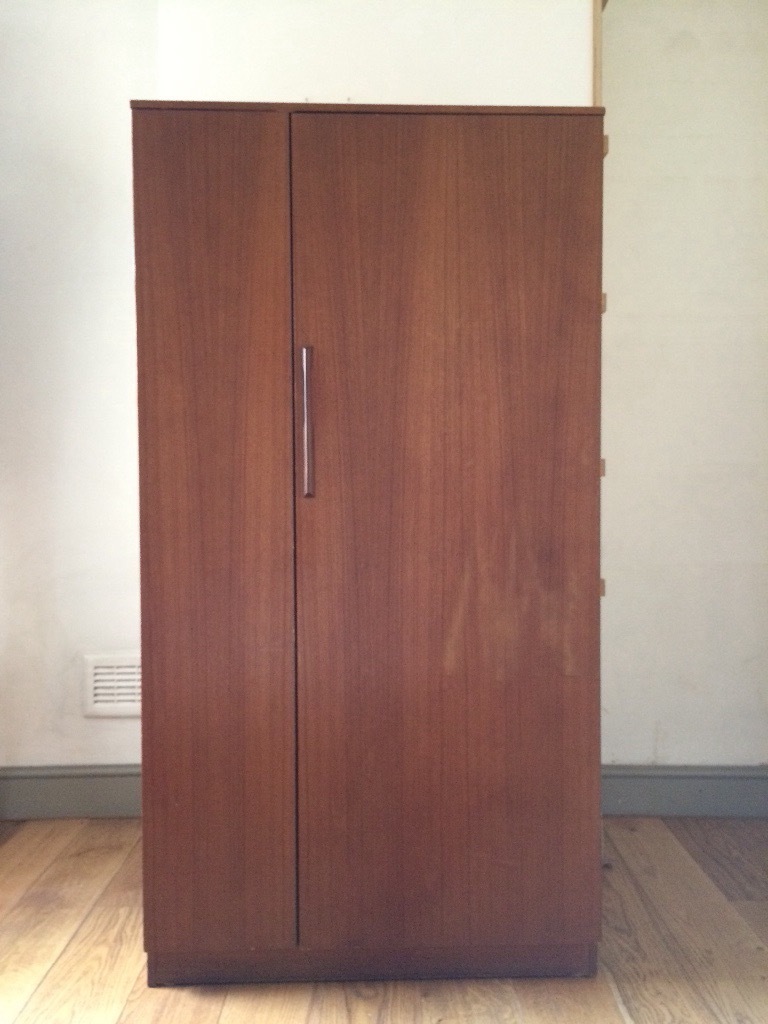 Mid Century Avalon Vintage Retro Teak Wardrobe In East London