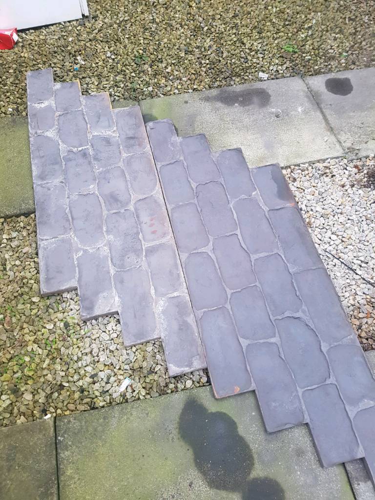 Pattern imprinted concrete supplies printing mats in Darlington