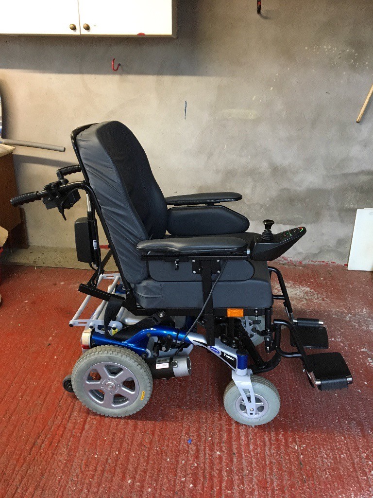 Invacare Topan Electric Wheelchair Dual Control, Tilt & Recline Electric Powered 6mph Wheelchair