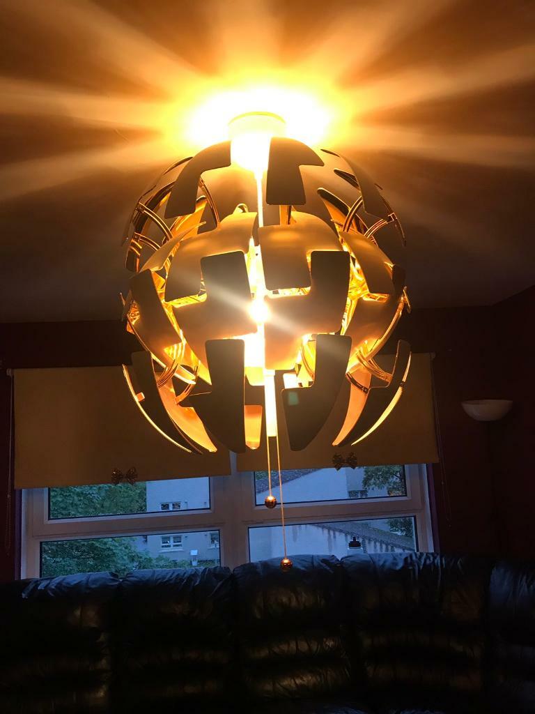 White Rose Gold Ceiling Light 75ono In Whiteinch Glasgow