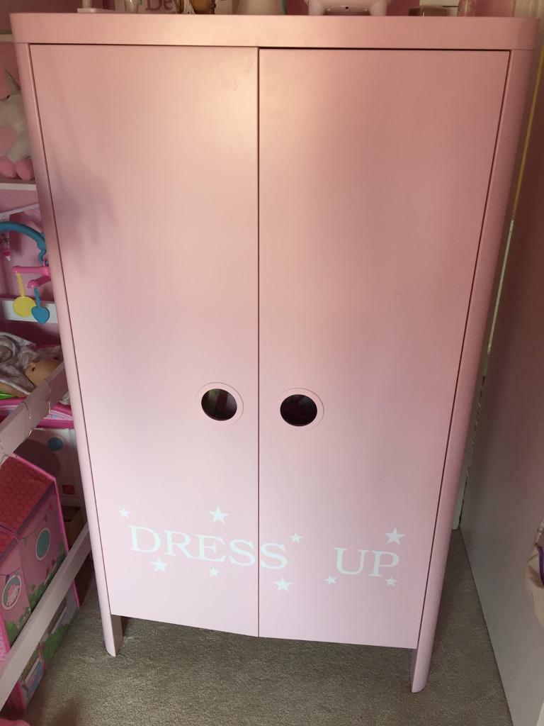 Girls Dress Up Wardrobe Ikea Pink Baby Clothes In Northwich