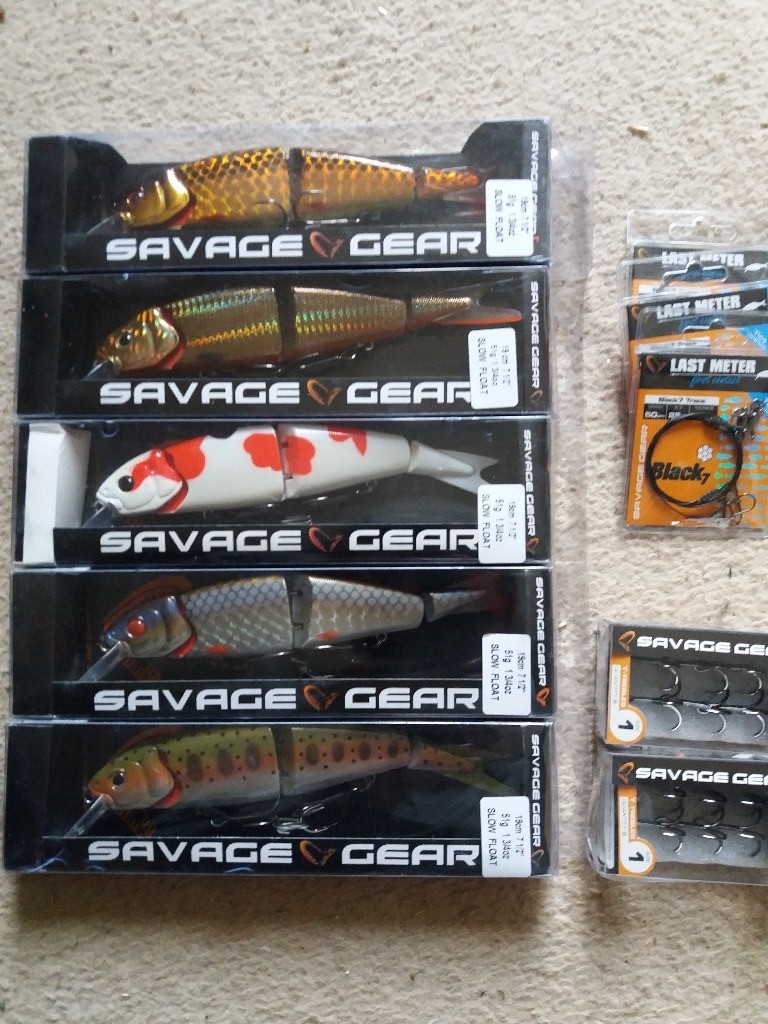 Savage gear pike fishing lures, traces and hooks. in Norwich, Norfolk Gumtree