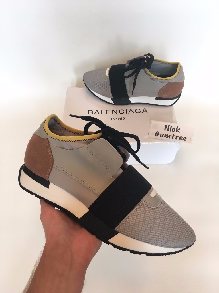 Balenciaga Race Runner Trainers Sneakers Womens Grey | in Chelsea, London | Gumtree