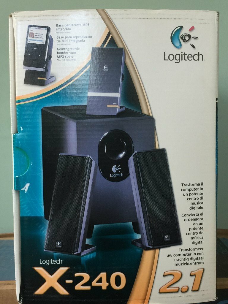 Computer Speakers with Subwoofer Brand New Model Logitech X240