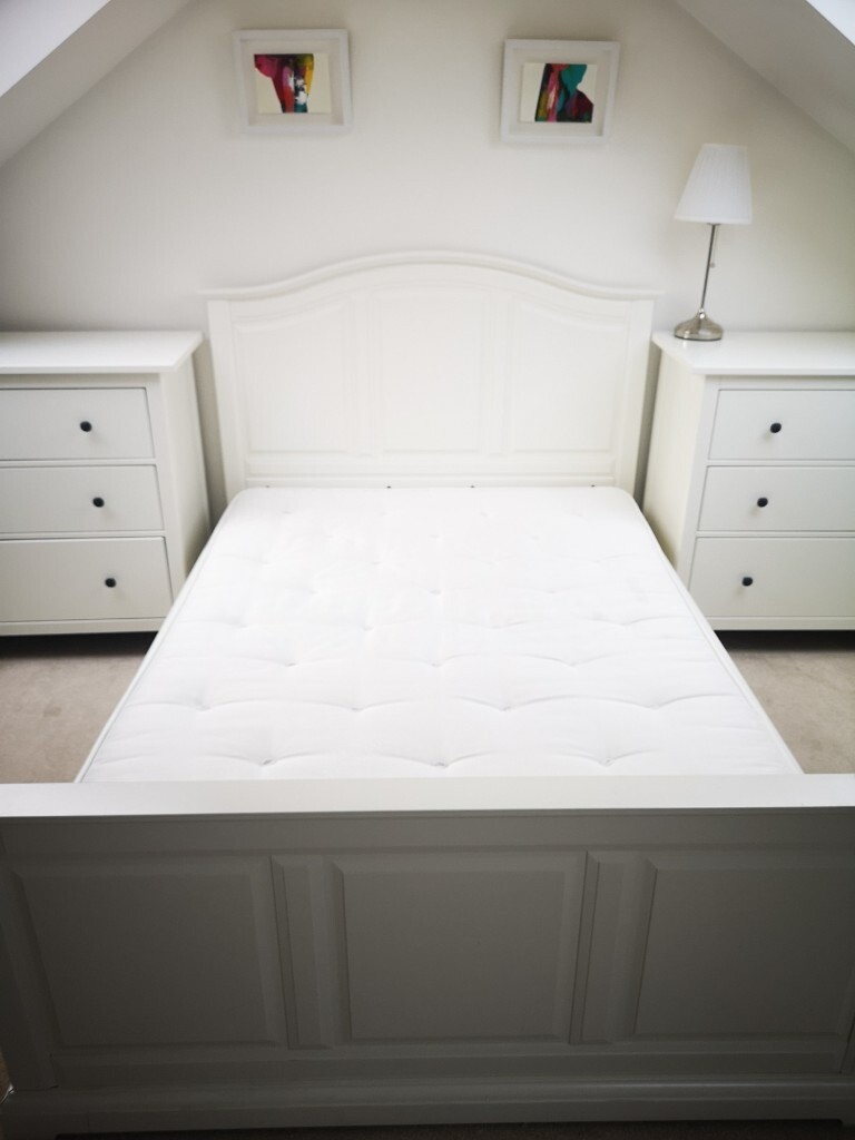 Double bed frame (Ikea BIRKELAND) & mattress (Marks and Spencer) | in ...