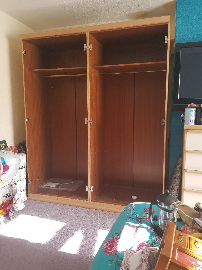 4 Double Glass Fronted Wardrobes In Driffield East Yorkshire