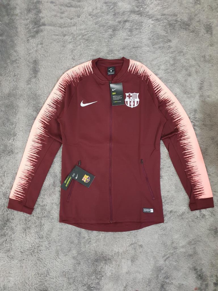 Men's Nike FC Barcelona Anthem Jacket 894361-669 Deep Maroon