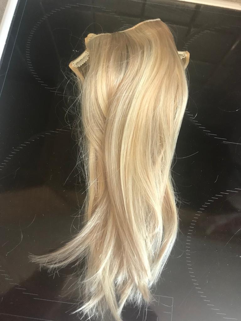 Foxy locks & milk and blush hair extensions seamless 14” ( big bundle