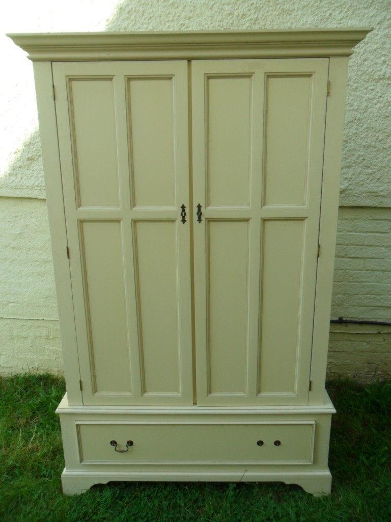 Laura Ashley Home Wardrobe Hanging Rail Drawer Locking