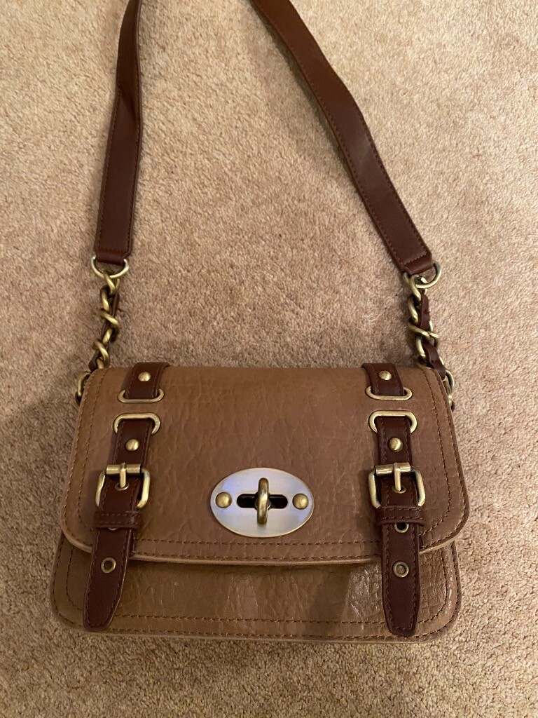 River Island Brown Satchel Style across Body Bag in Blantyre, Glasgow