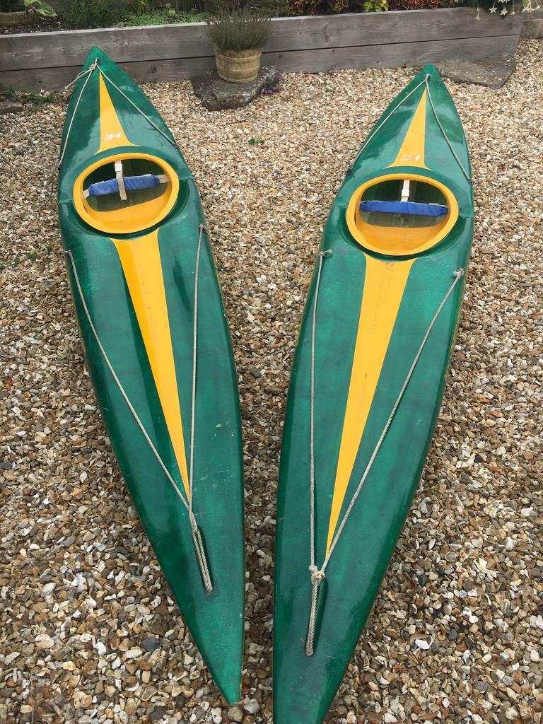 Fibreglass kayaks (pair) in Somerton, Somerset Gumtree