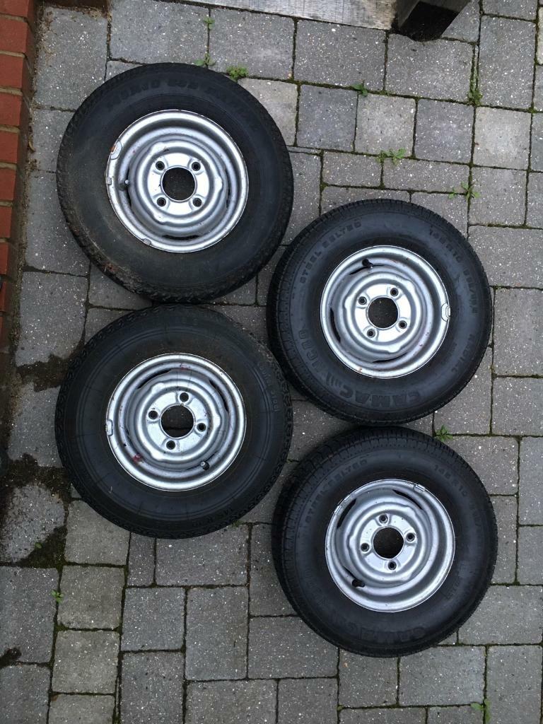 Classic mini 10 inch steel wheels in Poole, Dorset Gumtree