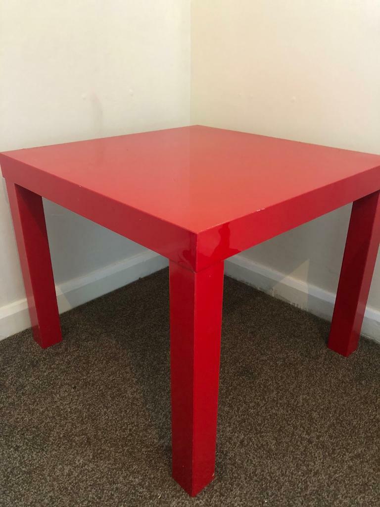 Trend Zone Red Side Table From Ikea Aed20 Facebook