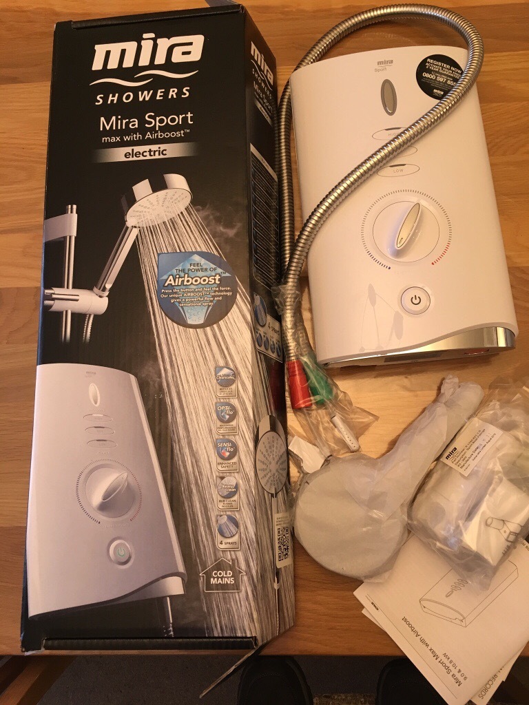 Electric shower Mira sport max with air boost 10.8 kw in Cookstown