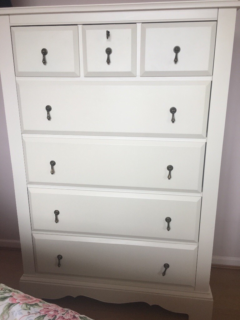 Next Isabella Tall Ivory 7 Drawer Chest In Kesgrave Suffolk