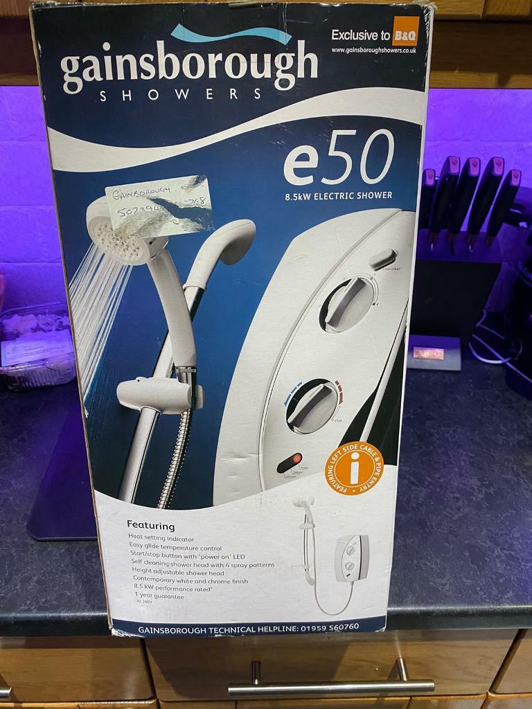 Brand new Gainsborough e50 8.5kw electric shower in Farsley, West