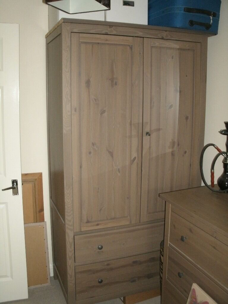  IKEA Hemnes Wardrobe  Grey Brown SOLD in Wootton 