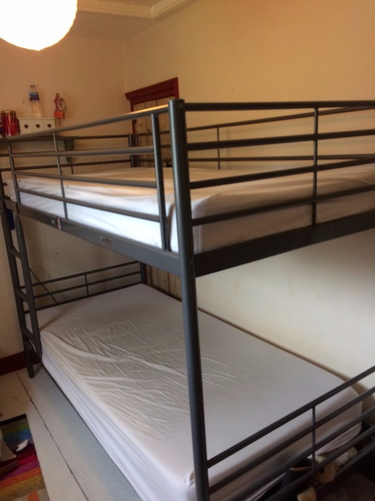 Ikea metal bunk bed frame (only 5 months old) in Bridport, Dorset