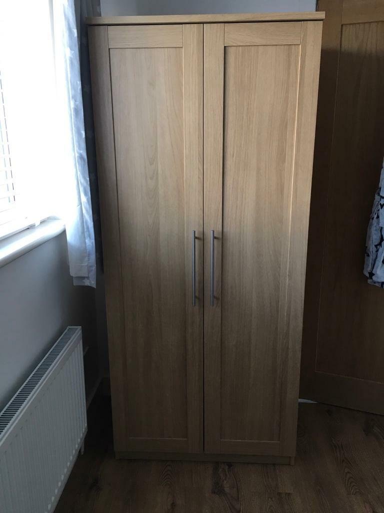 Mamas And Papas Oak Effect Rialto Wardrobe In Lowestoft Suffolk