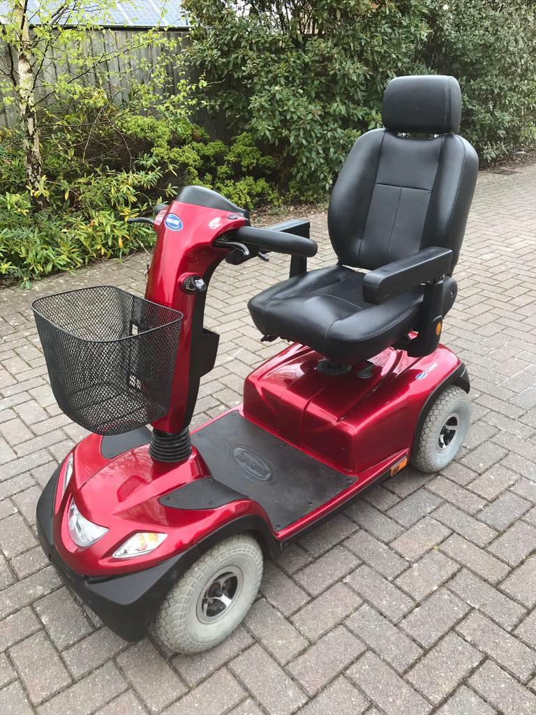 Invacare comet heavy duty 8mph mobility scooter 25 miles range in