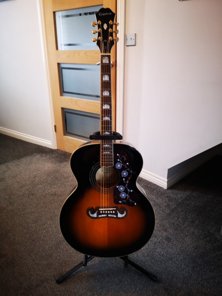 Epiphone EJ200 Jumbo Acoustic Guitar Vintage Sunburst in East Kilbride, Glasgow Gumtree