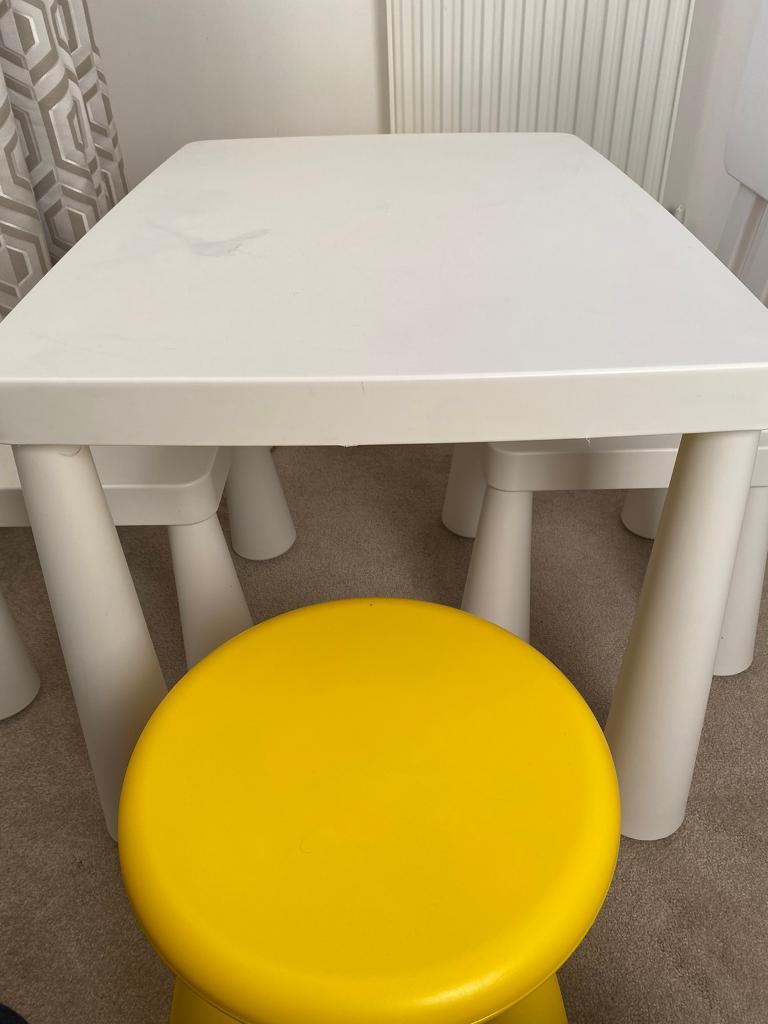 ikea childrens table, chairs and stools in Emersons Green, Bristol