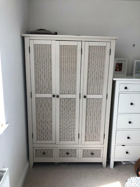 2x White Wooden Wardrobe In Twickenham London Gumtree