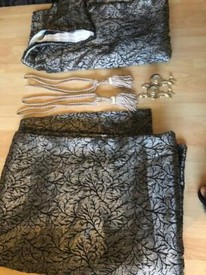 Montgomery Duck Egg Pom Pom Curtains In Stockport Manchester