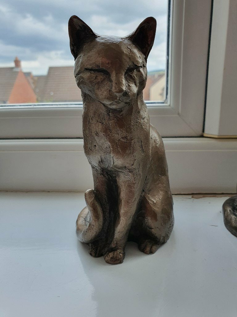 4 Beautiful Frith Cat Sculptures for sale in WestonsuperMare