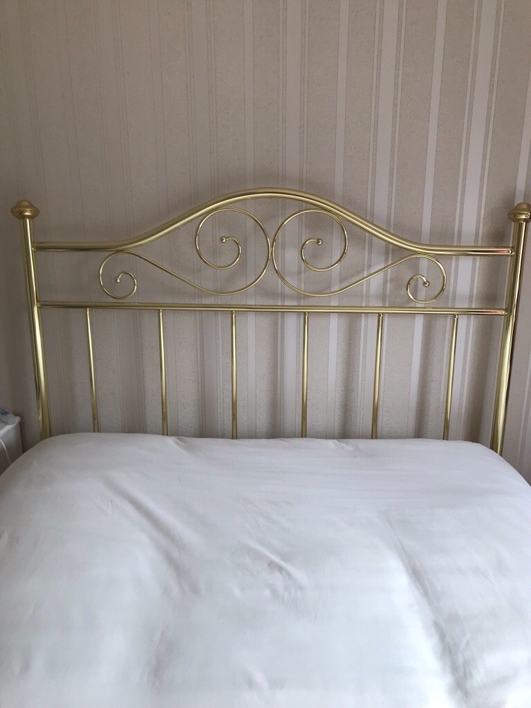 Double brass type headboard in very good condition in Middlesbrough