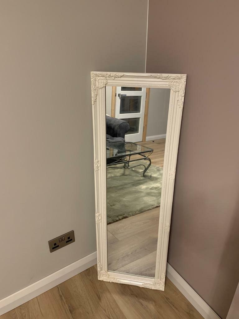 White Ornate Long wall Mirror 4ft x 1.4ft in Dunmurry, Belfast Gumtree
