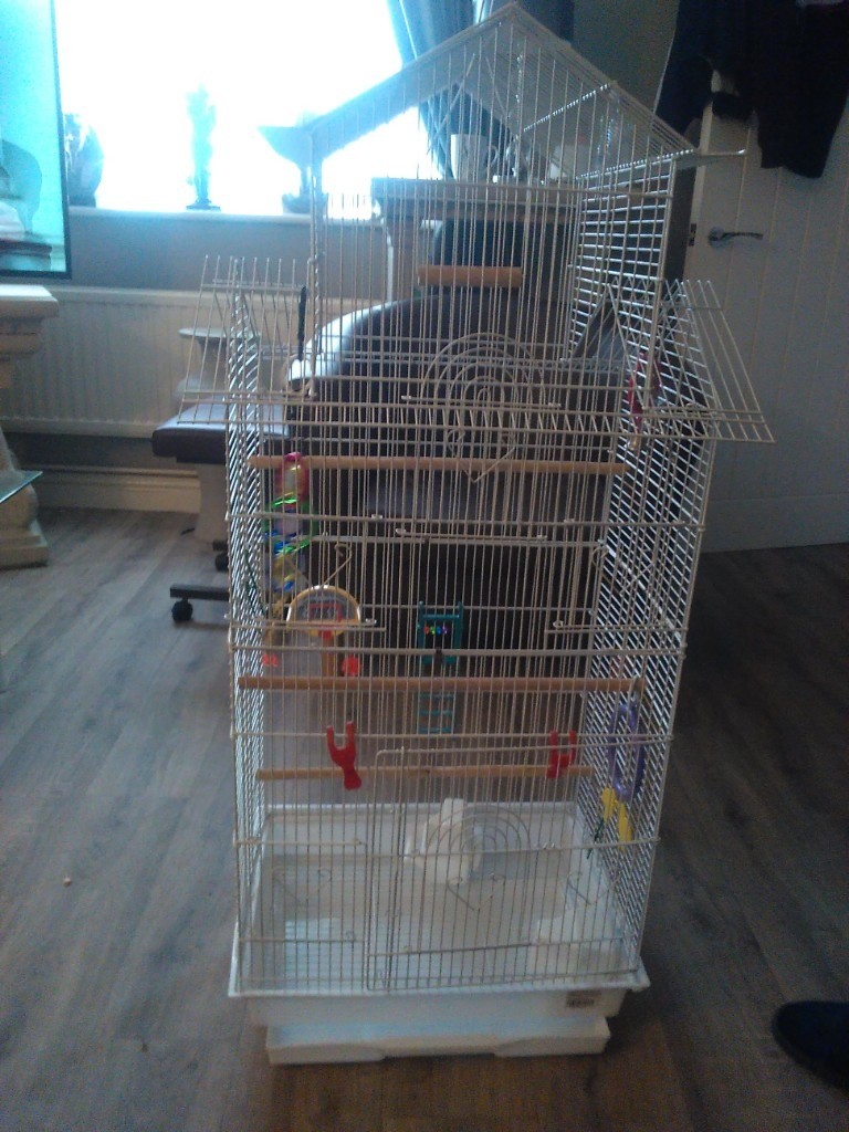 Large white bird cage in Trafford, Manchester Gumtree