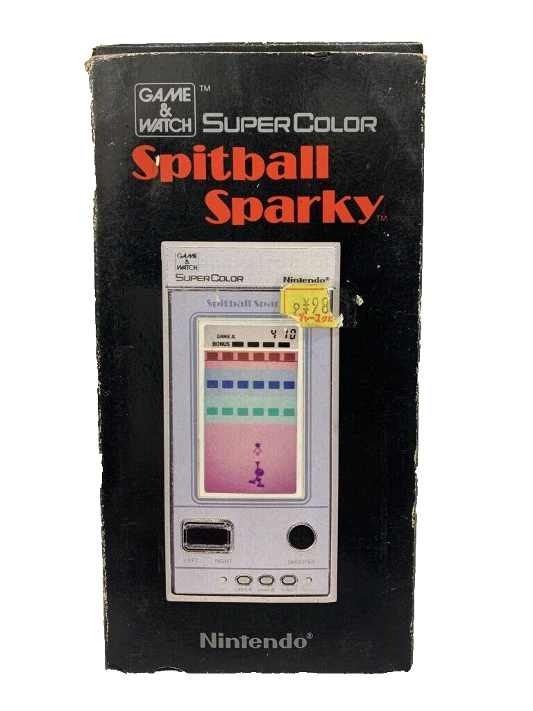任天堂ゲームウォッチ　スピットボールスパーキー 昭和レトロ1984 任天堂ゲームウォッチ スピットボールスパーキー 昭和レトロ1984