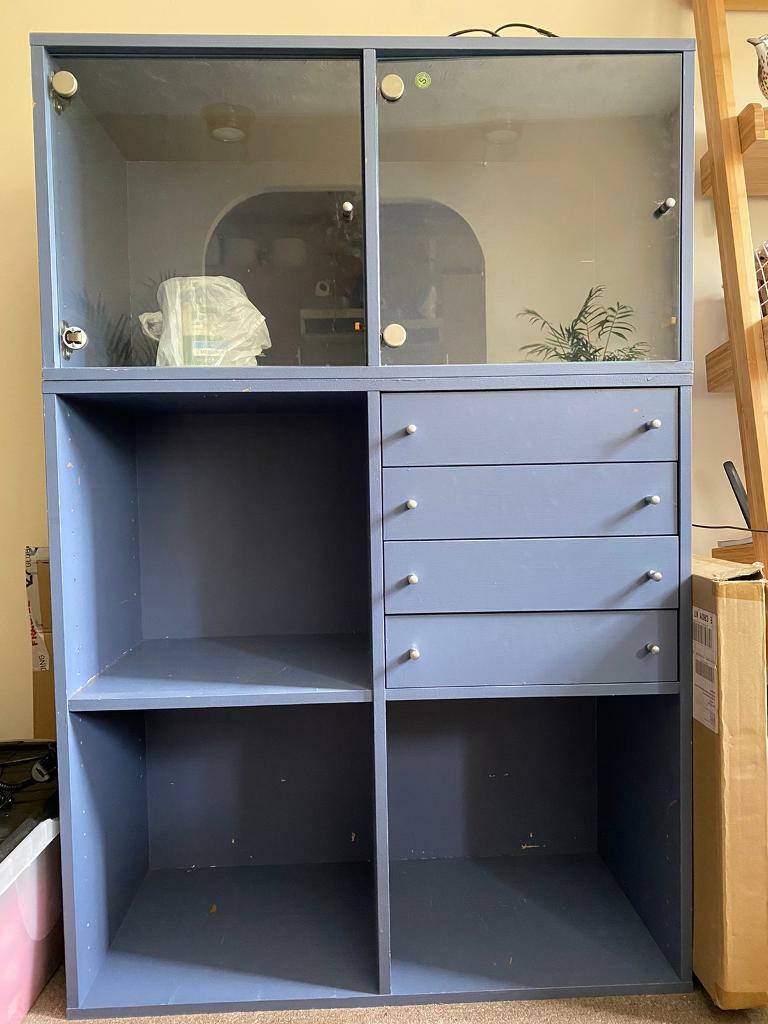 IKEA Cube storage unit 4 cube with drawers + 2 cube with doors in